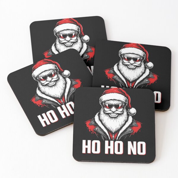Item preview, Rock N Roll Santa Ho Ho No - Edgy Holiday Graphic Tee designed and sold by wyzin39.