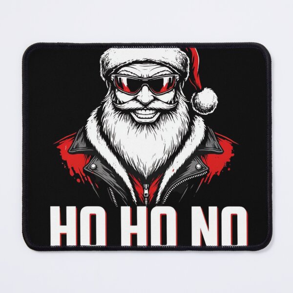 Item preview, Rock N Roll Santa Ho Ho No - Edgy Holiday Graphic Tee designed and sold by wyzin39.