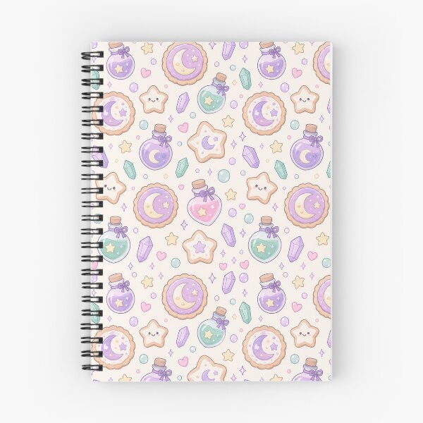 Item preview, Kawaii Moon Potion Cookie Pastel Pattern designed and sold by Soft Berry Studio.