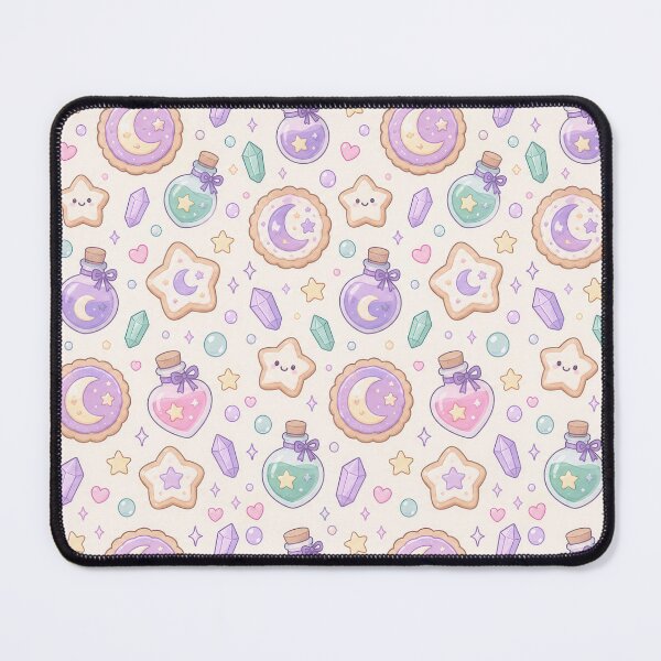 Item preview, Kawaii Moon Potion Cookie Pastel Pattern designed and sold by Soft Berry Studio.