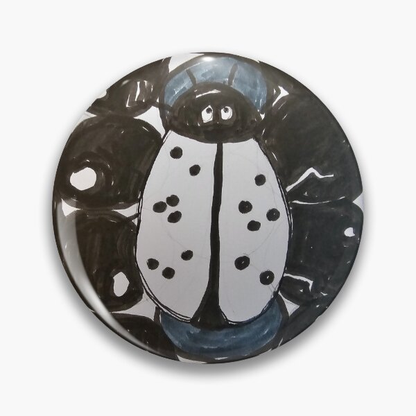 Item preview,  Ladybug Black and White and Grey designed and sold by DancingCreek.