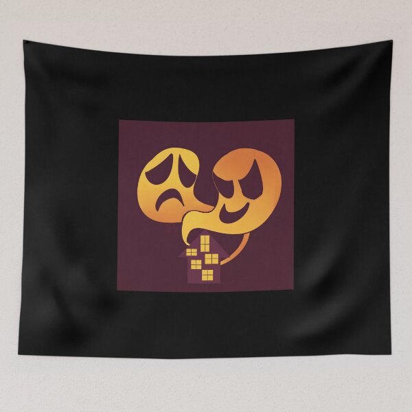 Item preview, Playful Ghosts and Haunted House Design designed and sold by J-Mindful.