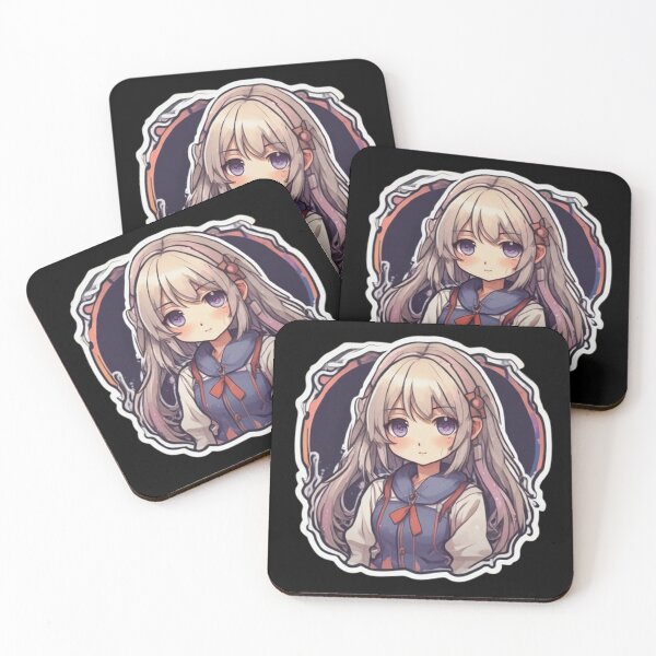 Item preview, Sweet Blonde Anime Girl | Cute Kawaii Portrait designed and sold by bella-rosa87.