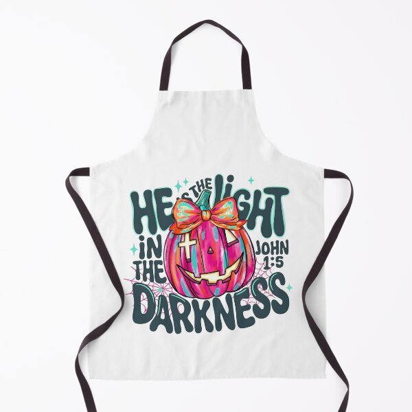 Item preview, Christian Halloween Pink Pumpkin He Is Light designed and sold by KroghDs.