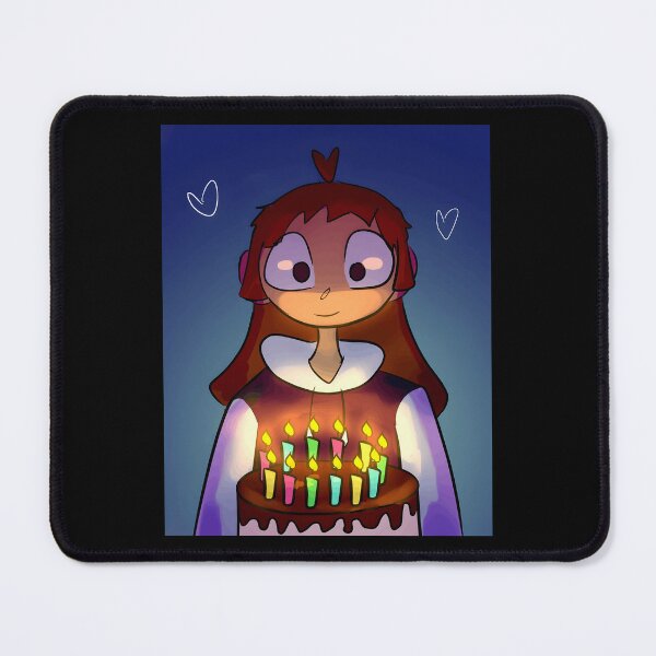 Item preview, Cute Character with Birthday Cake and Candles designed and sold by J-Mindful.