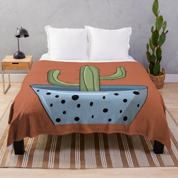 Item preview, Minimalist Saguaro Cactus Desert Landscape Potted Plant Art designed and sold by Plookiss.