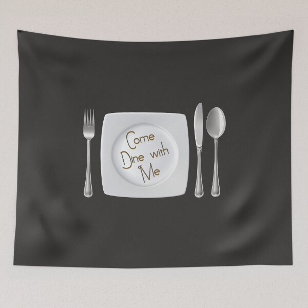 Item preview, Come Dine With Me (on Dk. Grey) designed and sold by PawsitiveMum3.