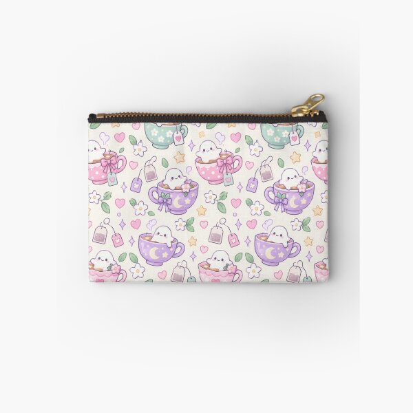 Item preview, Kawaii Ghost Tea Cup Pastel Pattern designed and sold by Soft Berry Studio.