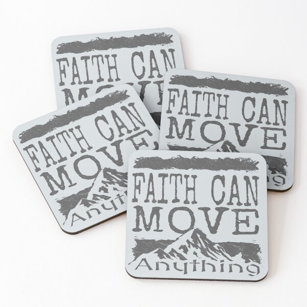Item preview, Faith Can Move Mountains or Anything | Christian Faith Typography designed and sold by ZechJohnRB.