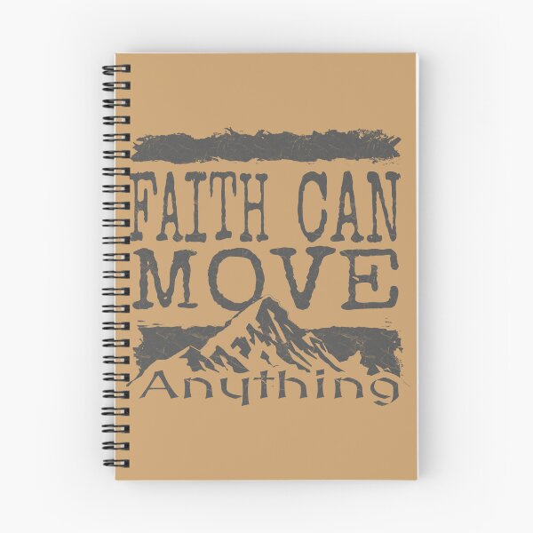 Item preview, Faith Can Move Mountains or Anything | Christian Faith Typography designed and sold by ZechJohnRB.