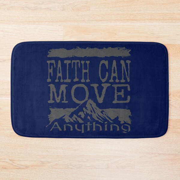 Item preview, Faith Can Move Mountains or Anything | Christian Faith Typography designed and sold by ZechJohnRB.
