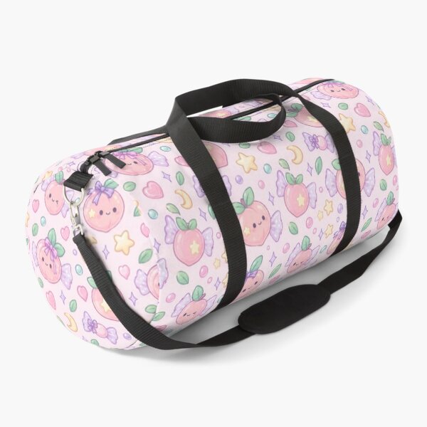 Item preview, Kawaii Magic Peach Candy Pastel Pattern designed and sold by Soft Berry Studio.