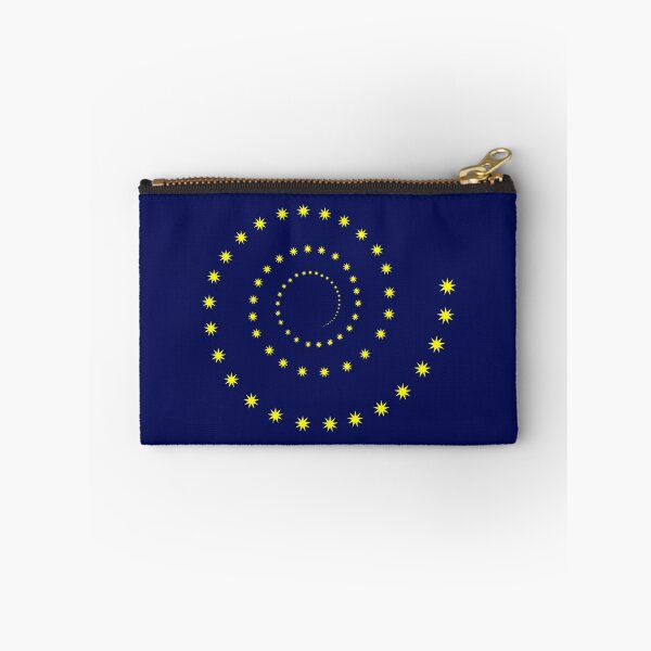 Item preview, Yellow Stars Galaxy Spiral Pattern Blue Art designed and sold by CreativeArtistL.
