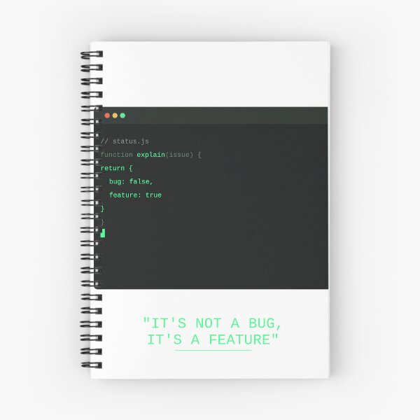 Item preview, It's Not a Bug, It's a Feature designed and sold by MEHDI-NAJIB.