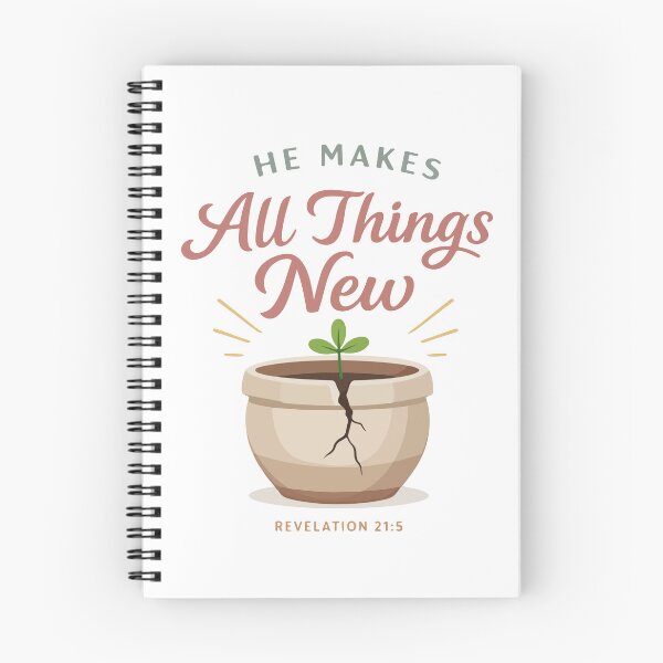 Item preview, He Makes All Things New Christian Kids, Revelation 21:5 Faith  designed and sold by stylishdzign.