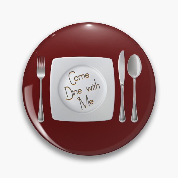 Item preview, Come Dine With Me (on Burgundy) designed and sold by PawsitiveMum3.