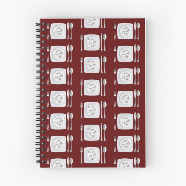Item preview, Come Dine With Me (on Burgundy) designed and sold by PawsitiveMum3.