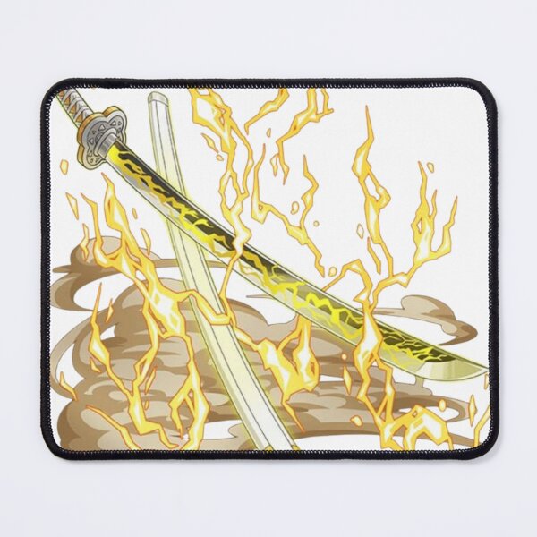 Item preview, Zenitsu Thunder Breathing Nichirin Katana Sword Art designed and sold by SelosoPaheng.