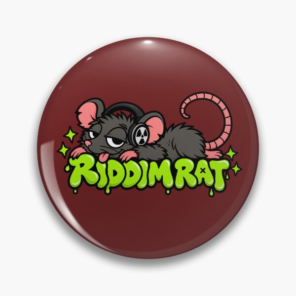 Item preview, Riddim Rat – Bass Music Rave Rat designed and sold by PLURCreations.