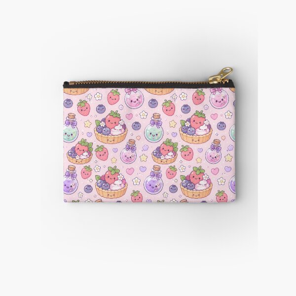 Item preview, Kawaii Potion Berry Tart Pastel Pattern designed and sold by Soft Berry Studio.