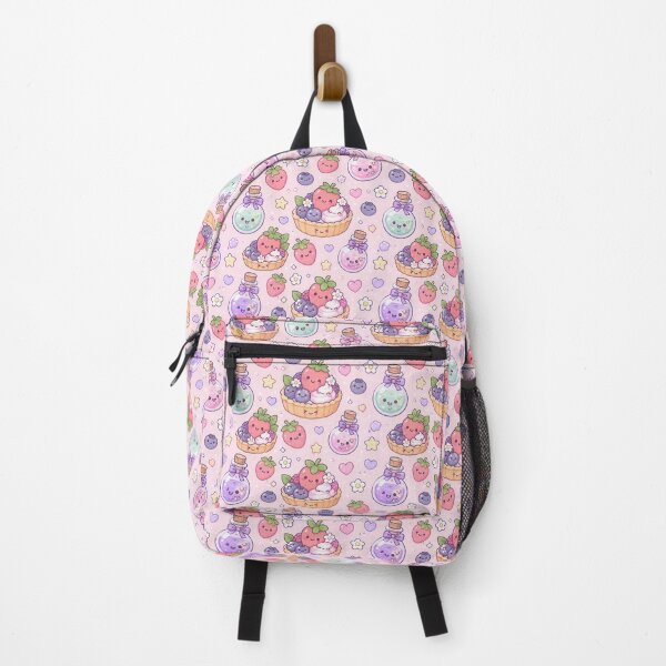 Item preview, Kawaii Potion Berry Tart Pastel Pattern designed and sold by Soft Berry Studio.