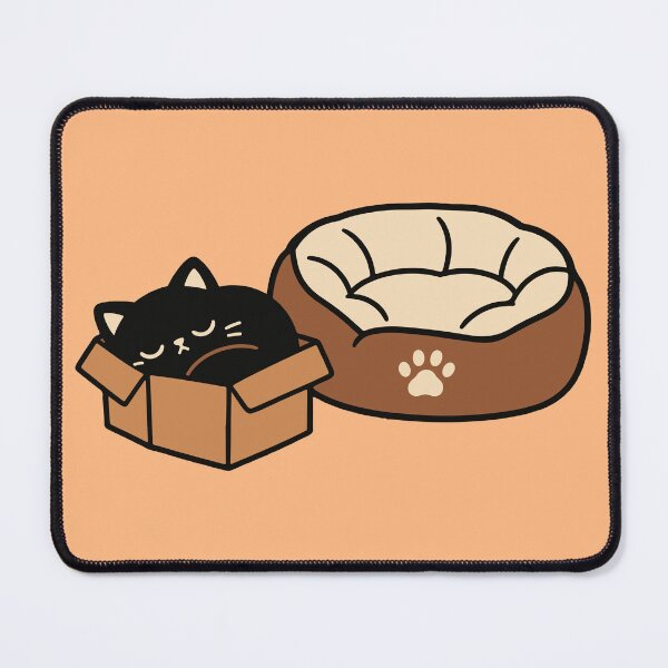 Item preview, Sleepy Cat in a Box designed and sold by MewMade.