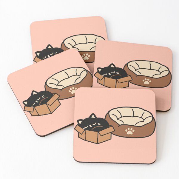 Item preview, Sleepy Cat in a Box designed and sold by MewMade.
