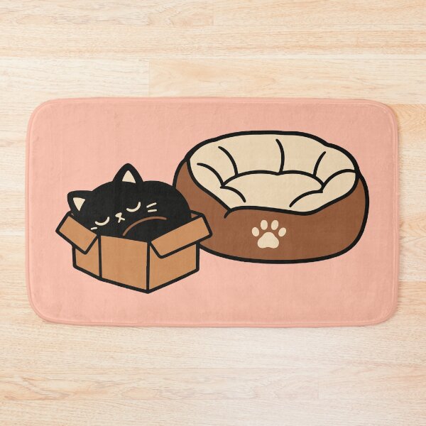 Item preview, Sleepy Cat in a Box designed and sold by MewMade.