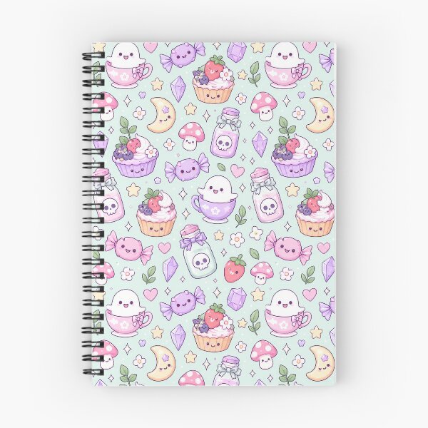 Item preview, Kawaii Pastel Magic Treat Mix Pattern designed and sold by Soft Berry Studio.
