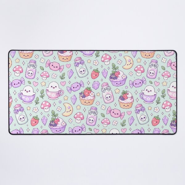 Item preview, Kawaii Pastel Magic Treat Mix Pattern designed and sold by Soft Berry Studio.