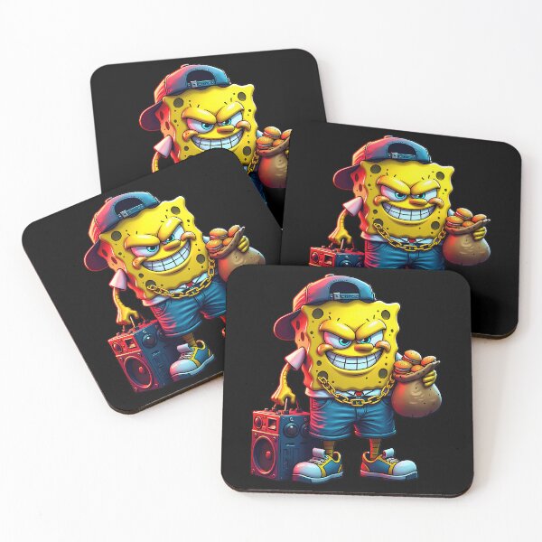 Artikelvorschau, SpongeBob mit Kapuze bekommt eine Tasche entworfen und verkauft von KheiroPrints.