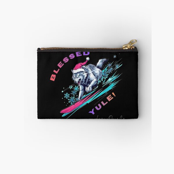 Item preview, Blessed Yule Cyber Wolf  designed and sold by LazyDayzCo.