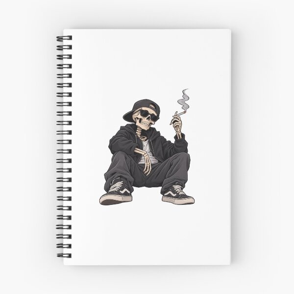 Item preview, Skeleton Smoking Cigarette with Hat designed and sold by Klany.
