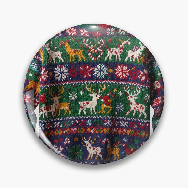Item preview, Ugly Christmas Sweater A | Cute, Funny Holiday Sticker designed and sold by DigitEclectic.