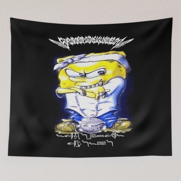 Item preview, Black Metal Spongbob designed and sold by KheiroPrints.