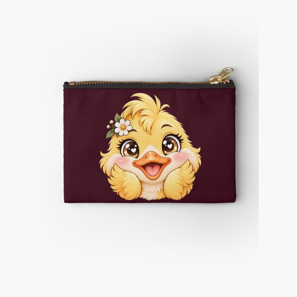 Item preview, Happy Kawaii Duck – Cute Smiling Duckling designed and sold by HO•Designs.