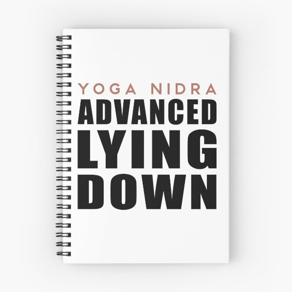 Item preview, Yoga Nidra Advanced Lying Down Deadpan Typography designed and sold by Osmose-Studio.