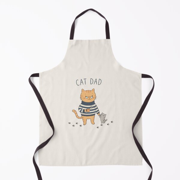 Item preview, Cute Cat Dad Orange Tabby In Sweater Coffee Kawaii Art designed and sold by Cipher & Soul.