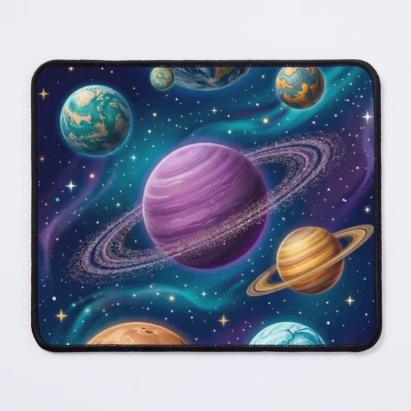 Item preview, Colorful Solar System Planets Space Galaxy Astronomy Art designed and sold by aloksahu123.