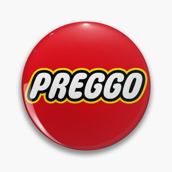 Item preview, PREGGO Toy-Brick Logo Parody – Funny Pregnancy Mom-to-Be Retro Graphic designed and sold by Deviant Logic Design.