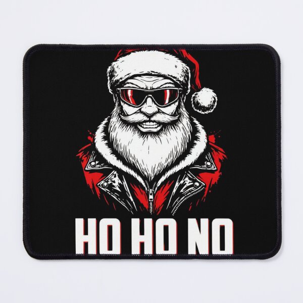 Item preview, Rebellious Santa Ho Ho No - Alternative Dark Christmas designed and sold by wyzin39.