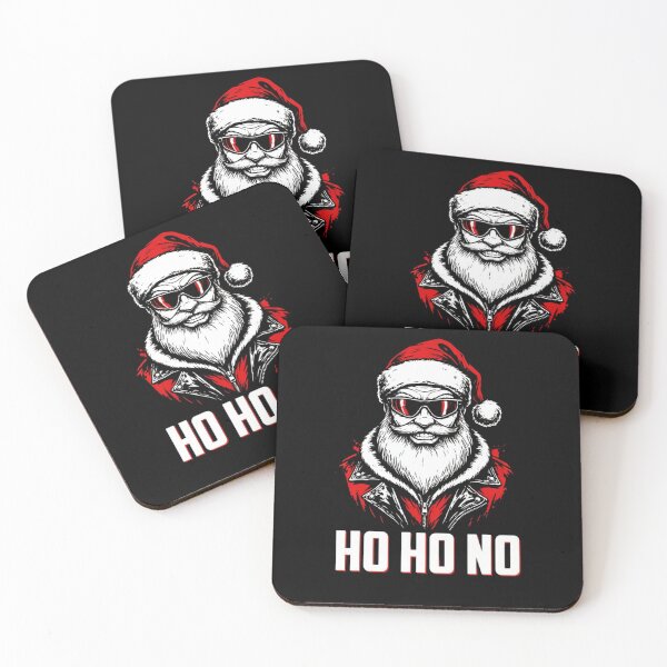 Item preview, Rebellious Santa Ho Ho No - Alternative Dark Christmas designed and sold by wyzin39.