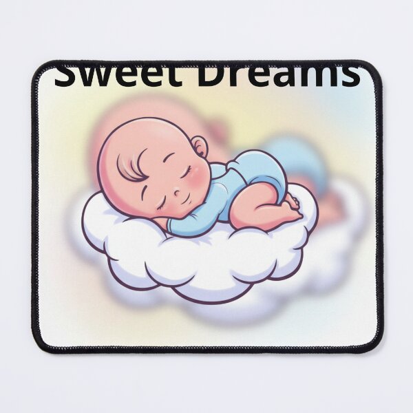 Item preview, Cute Sleeping Baby on Cloud Nursery Watercolor Illustration designed and sold by Jani045.