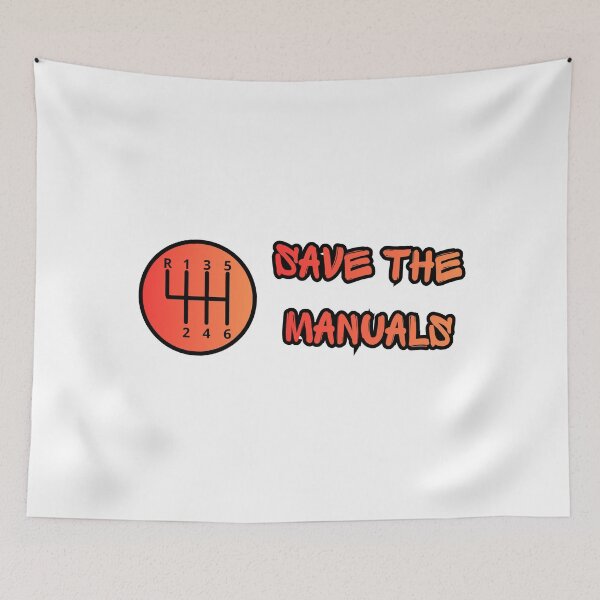 Item preview, Save the manuals red designed and sold by Johns-Cave.