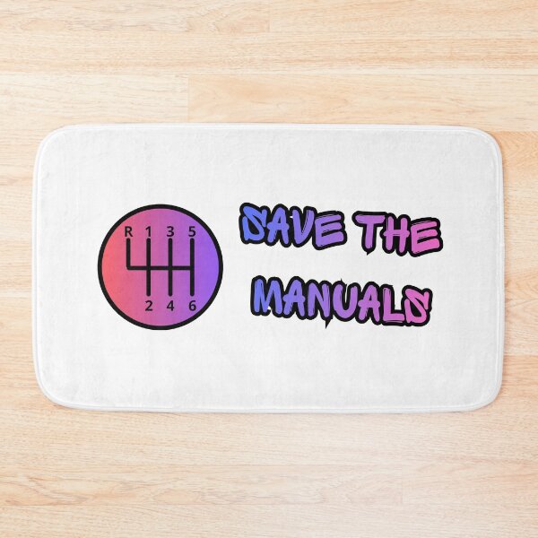 Item preview, Save the manuals pink/blue fade designed and sold by Johns-Cave.
