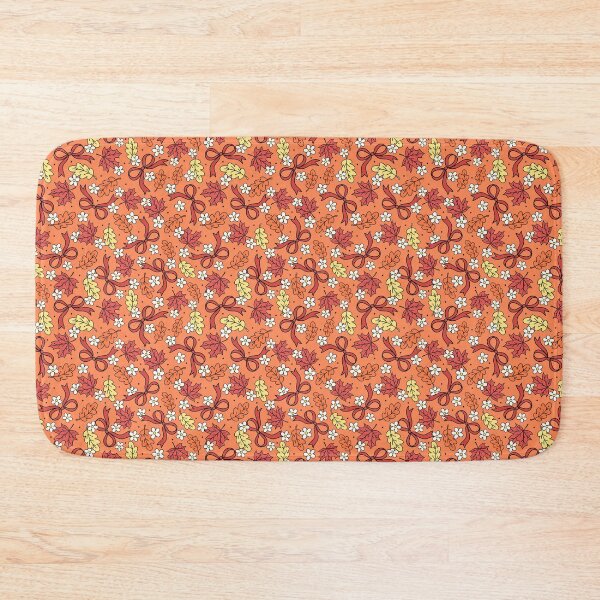 Item preview, Fall Leaves and Daisy Flowers Autumn Coquette Bows designed and sold by KrisInStitches.