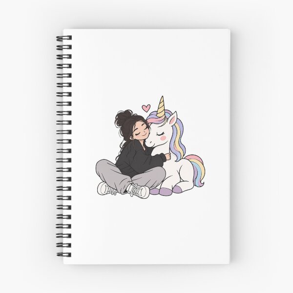 Item preview, Woman Hugging a Unicorn designed and sold by Klany.