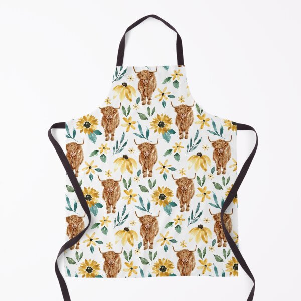 Item preview, Highland Cow With Sunflowers designed and sold by cateandrainn.