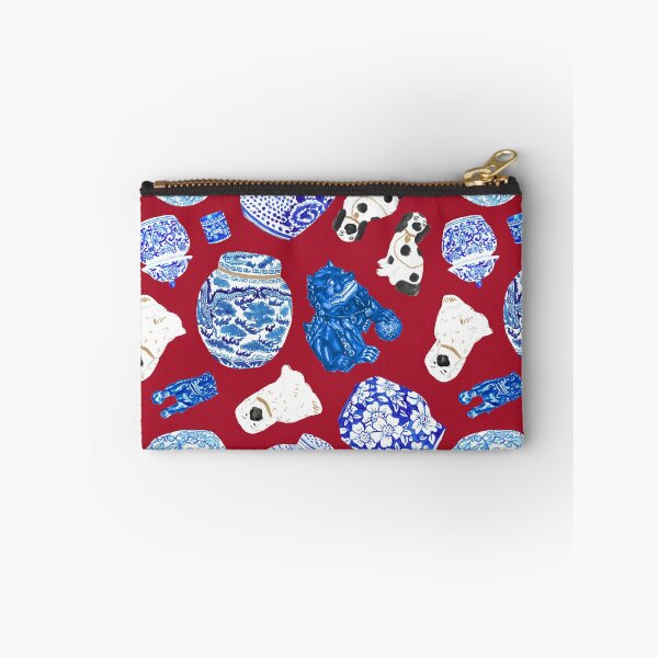Item preview, Chinoiserie Curiosity Cabinet in Scarlet Red designed and sold by YesterdayColl.