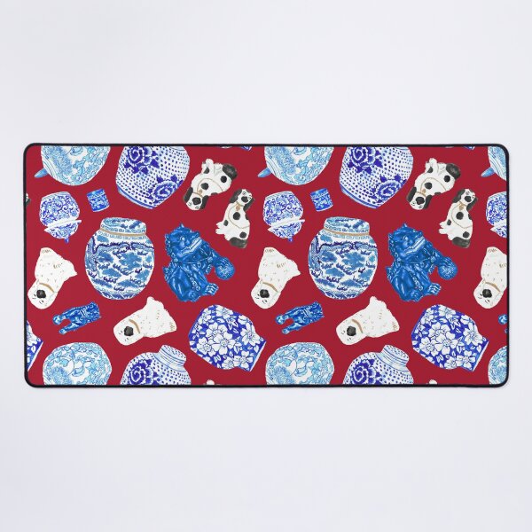 Item preview, Chinoiserie Curiosity Cabinet in Scarlet Red designed and sold by YesterdayColl.